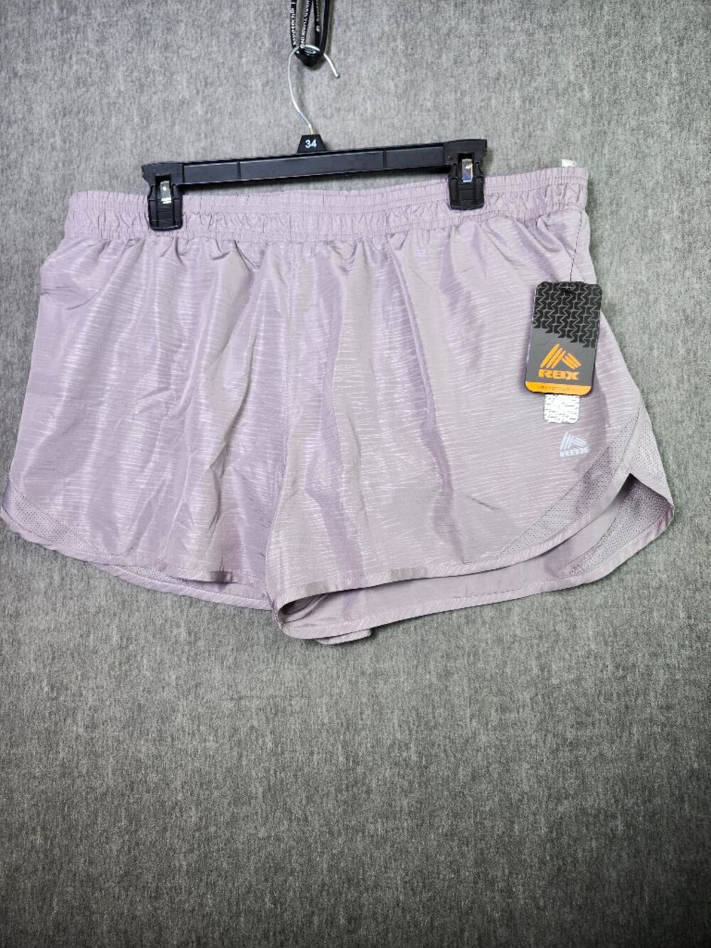 RBX Active Women Size XL Performance Running Training Shorts Taupe NWT